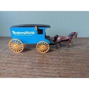 Vintage Ertl Montgomery Ward & Company Delivery Wagon Diecast Coin Bank